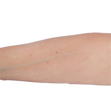 Brazo de entrenamiento intravenoso, tono de piel claro Puncture Pete