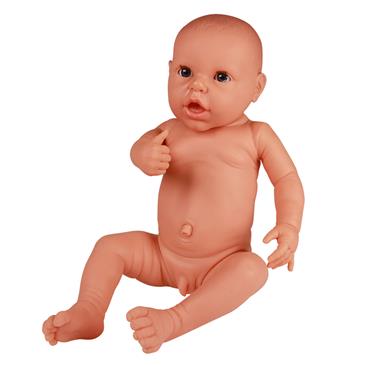 Maniquí neonato masculino para ejercicios del cuidado del bebe
