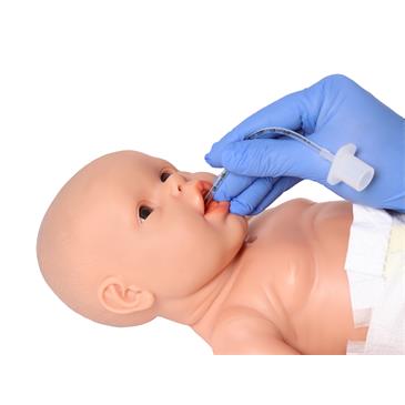 Maniquí de recién nacido niña para prácticas de enfermería