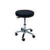 Taburete sin respaldo base cromada