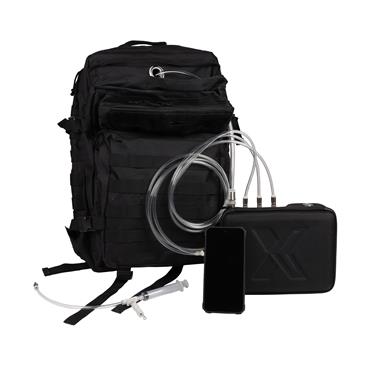 Dispositivo portátil de bombeo de sangre con mochila