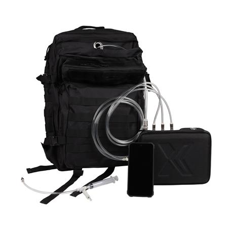 Dispositivo portátil de bombeo de sangre con mochila Dispositivo portátil de bombeo de sangre con mochila