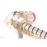 Columna vertebral con pelvis y marcas musculares