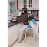Silla de ducha con asiento acolchado