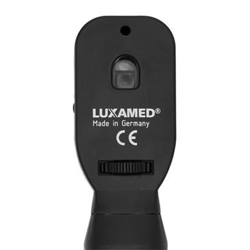 Otoscopio y oftalmoscopio de pared con dispensador de espéculos