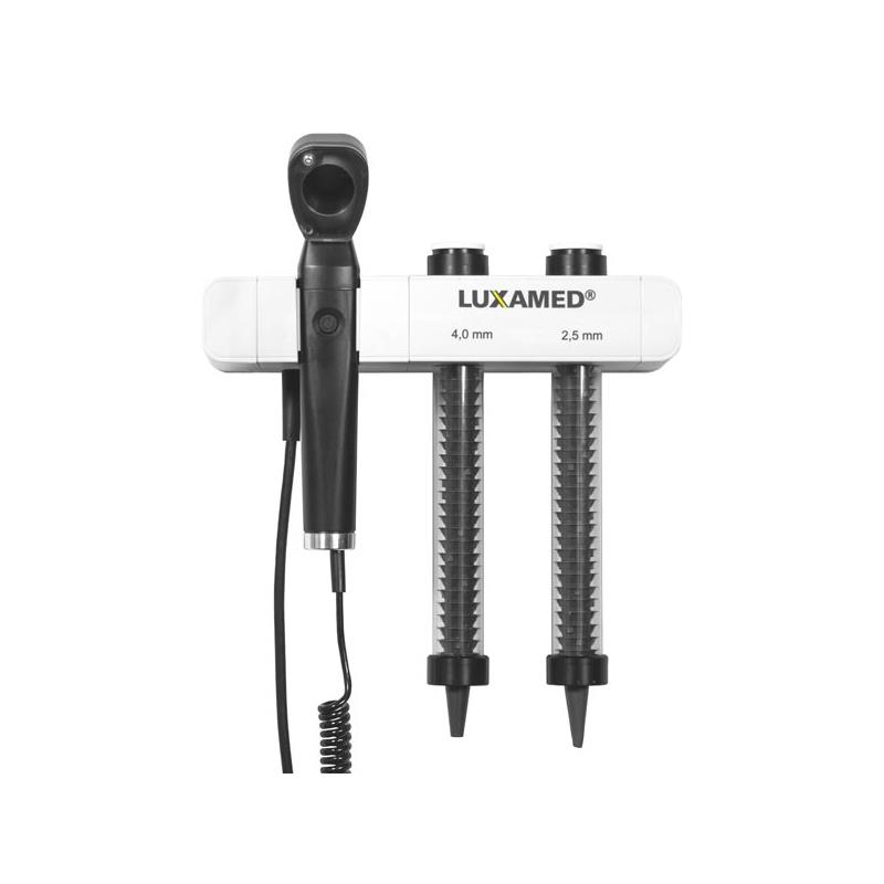 Otoscopio de pared con dispensador de espéculos