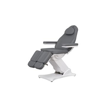 Sillón de podología con 3 motores gris oscuro