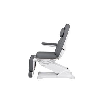 Sillón de podología con 3 motores gris oscuro