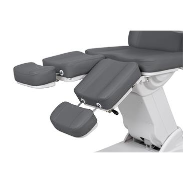 Sillón de podología con 3 motores gris oscuro
