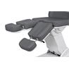 Sillón de podología con 3 motores gris oscuro