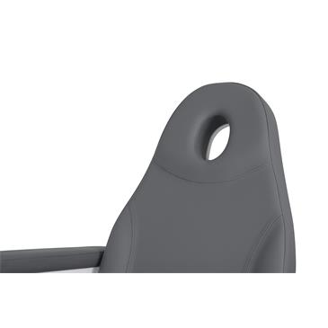 Sillón de podología con 3 motores gris oscuro