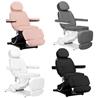 Sillón eléctrico con agujero facial y 3 motores. Color rosa