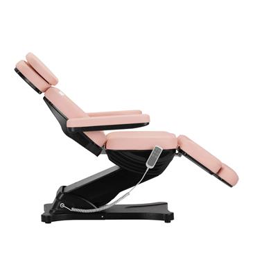 Sillón eléctrico con agujero facial y 3 motores. Color rosa