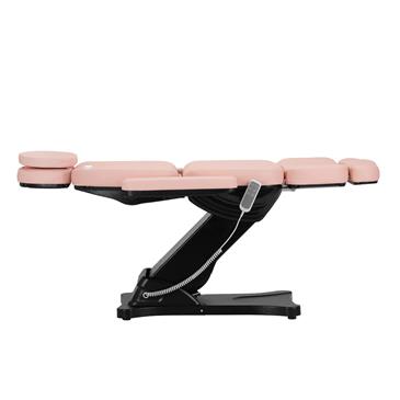 Sillón eléctrico con agujero facial y 3 motores. Color rosa