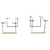 Paralela plegable regulable en altura y anchura 2,5 m