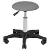 Taburete a gas con base ABS. Diámetro asiento 33 cm. Color gris
