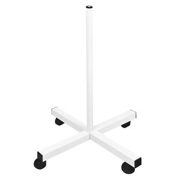 Lámpara lupa LED con intensidad de luz regulable. Base 4 ruedas