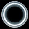 Lámpara lupa 60 diodos LED con intesidad de luz regulable. Base redonda