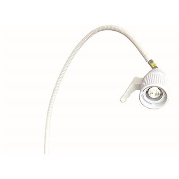Lámpara de reconocimiento led con pie rodable, color blanco