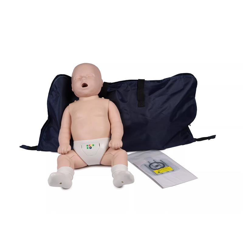 Maniquí neonatal con indicador luminoso para RCP