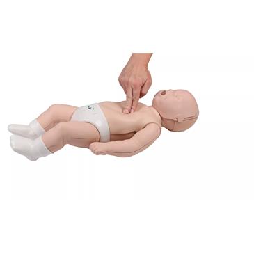 Maniquí neonatal con indicador luminoso para RCP