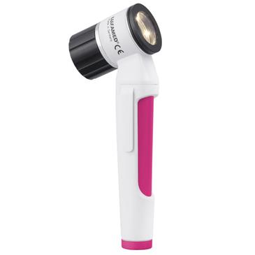Dermatoscopio LuxaScope LED 2,5 V. Color fucsia
