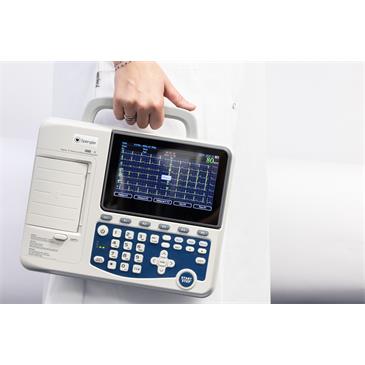 Electrocardiografo 3 canales con pantalla LCD a color 7"