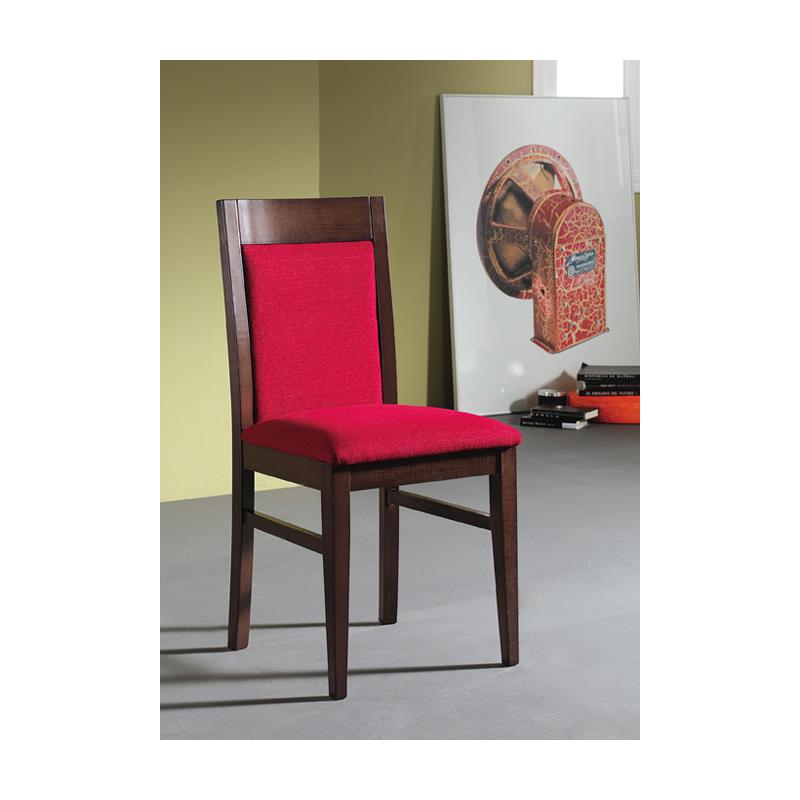 Silla de comedor en madera de haya. 91 x 44 x 48 cm