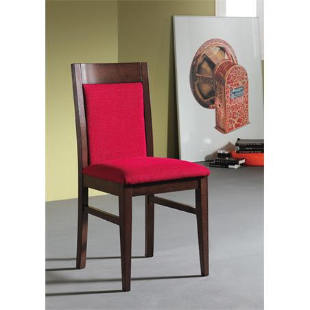 Silla de comedor en madera de haya. 91 x 44 x 48 cm