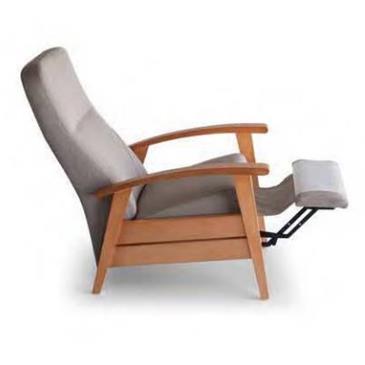 Sillon geriatrico de descanso tapizado Falcon, color a elegir