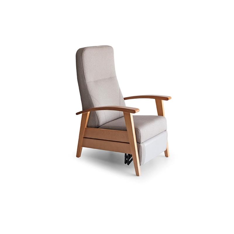 Sillon geriatrico de descanso tapizado Falcon, color a elegir
