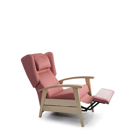 Sillon geriatrico orejero tapizado Falcon, color a elegir
