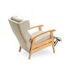 Sillon de reposo orejero tapiceria Falcon, color a elegir