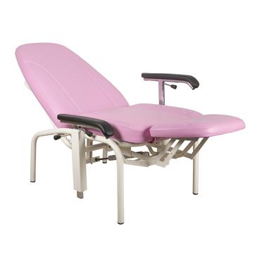 Sillon hospitalario abatible con reposa piernas, color a elegir