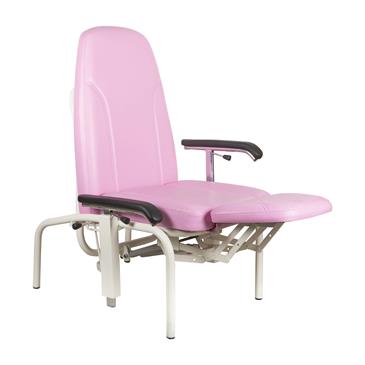 Sillon hospitalario abatible con reposa piernas, color a elegir
