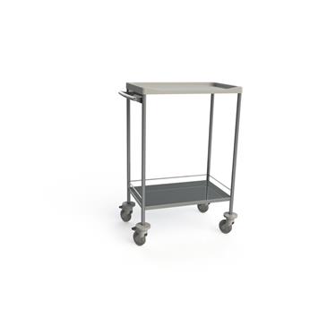 Carro de curas inox con bandeja ABS