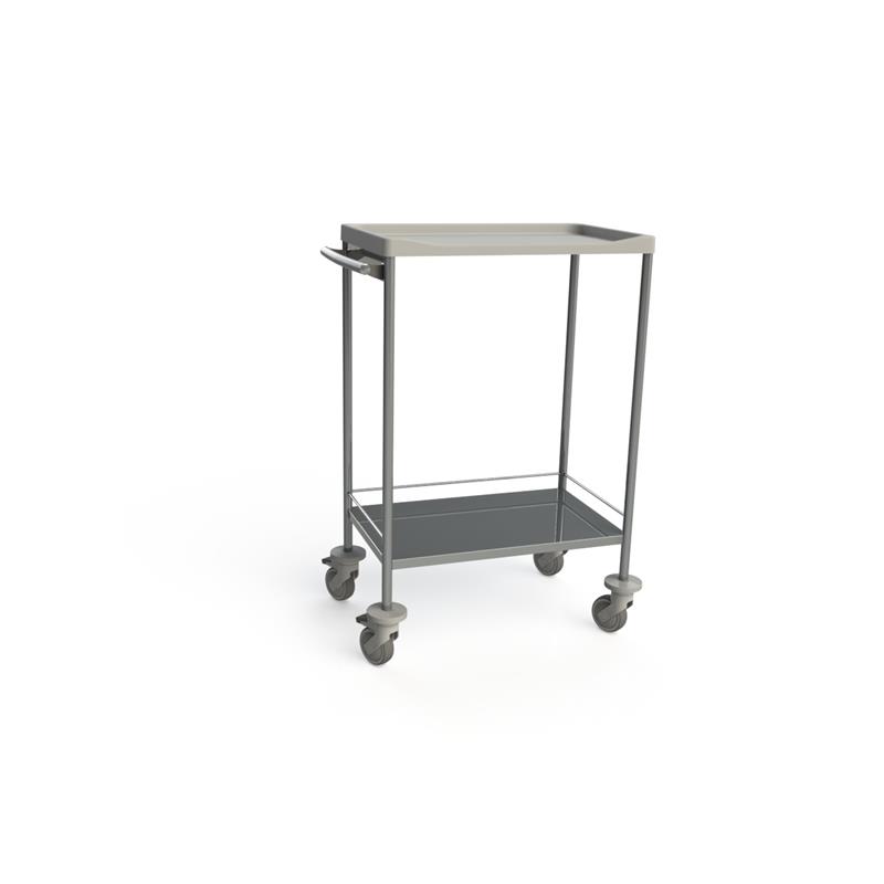 Carro de curas inox con bandeja ABS