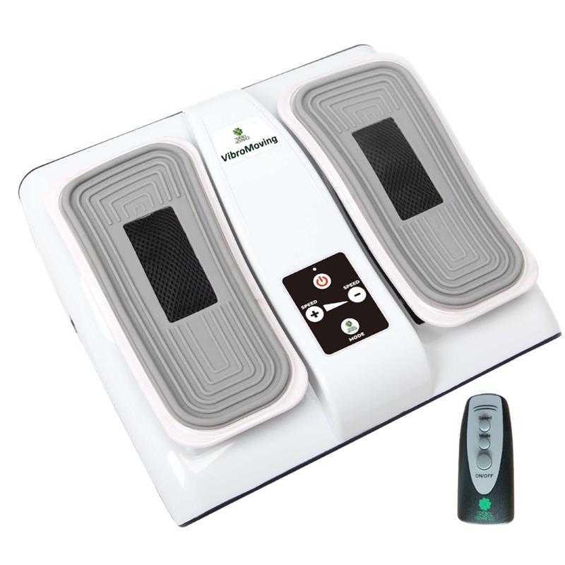 Vibromoving masajeador de piernas por vibración con shiatsu. Color blanco