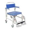 Silla de baño aluminio Atlantic con ruedas pequeñas