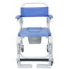 Silla de baño aluminio Atlantic con ruedas pequeñas