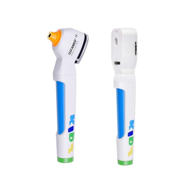 Otoscopio y oftalmoscopio portátil pediátrico con luz LED