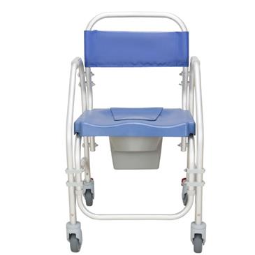 Silla de baño Pacific aluminio con ruedas