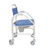 Silla de baño Pacific aluminio con ruedas