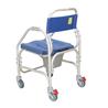 Silla de baño Pacific aluminio con ruedas