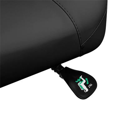 Taburete podologico con respaldo negro