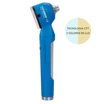 Otoscopio LuxaScope CCT LED 2,5V. Color azul