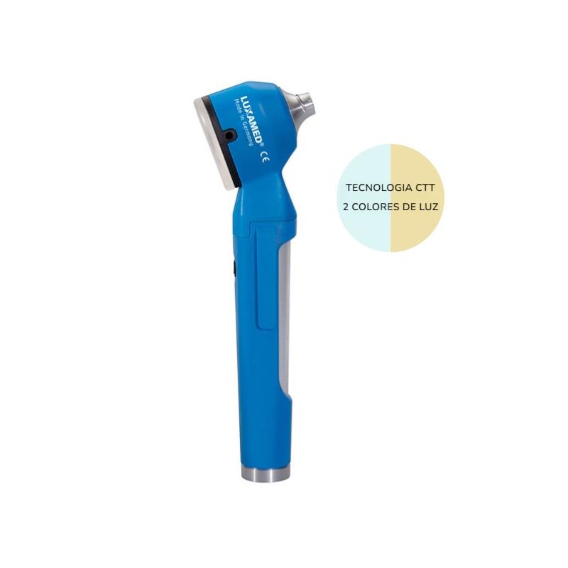 Otoscopio LuxaScope CCT LED 2,5V. Color azul