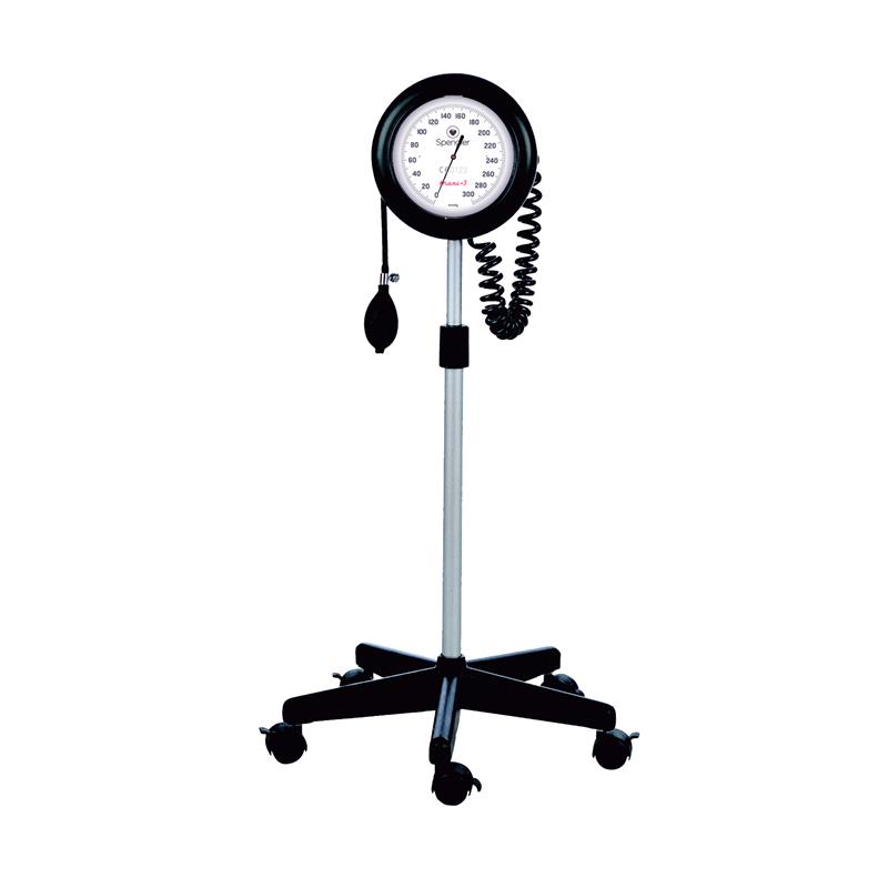 Tensiometro aneroide con base rodable y brazalete adulto