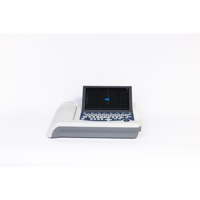 Electrocardiografo 12 canales con pantalla LCD a color 7"