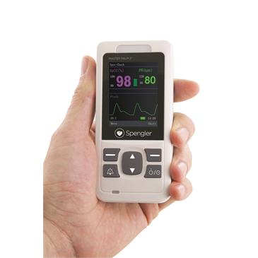Pulsioxímetro portátil con sensor para adultos